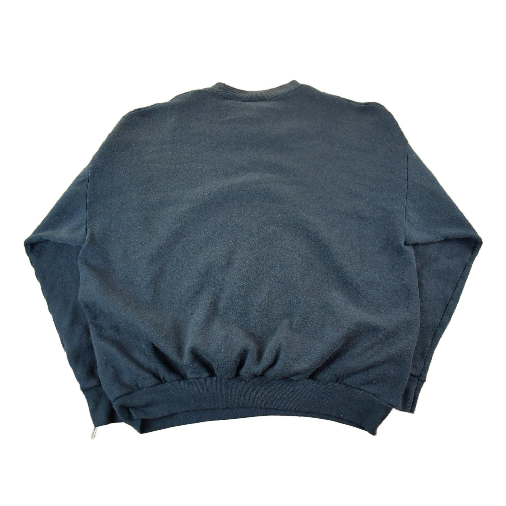 Vintage 1990s Blank Black Tultex Crewneck Sweatshirt Men's XL from propervintagecanada