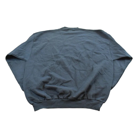 Vintage 1990s Blank Black Tultex Crewneck Sweatshirt Men's XL from propervintagecanada
