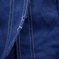 Vintage 1990s Blank Blue Button Up Shirt Men's Medium from propervintagecanada