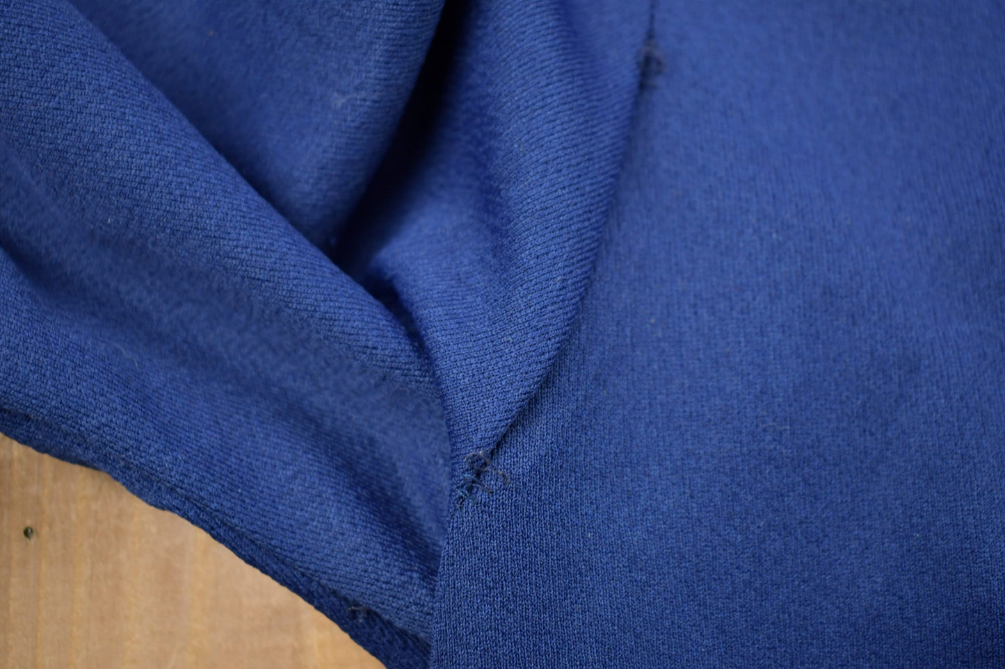 Vintage 1990s Blank Blue Button Up Shirt Men's Medium from propervintagecanada
