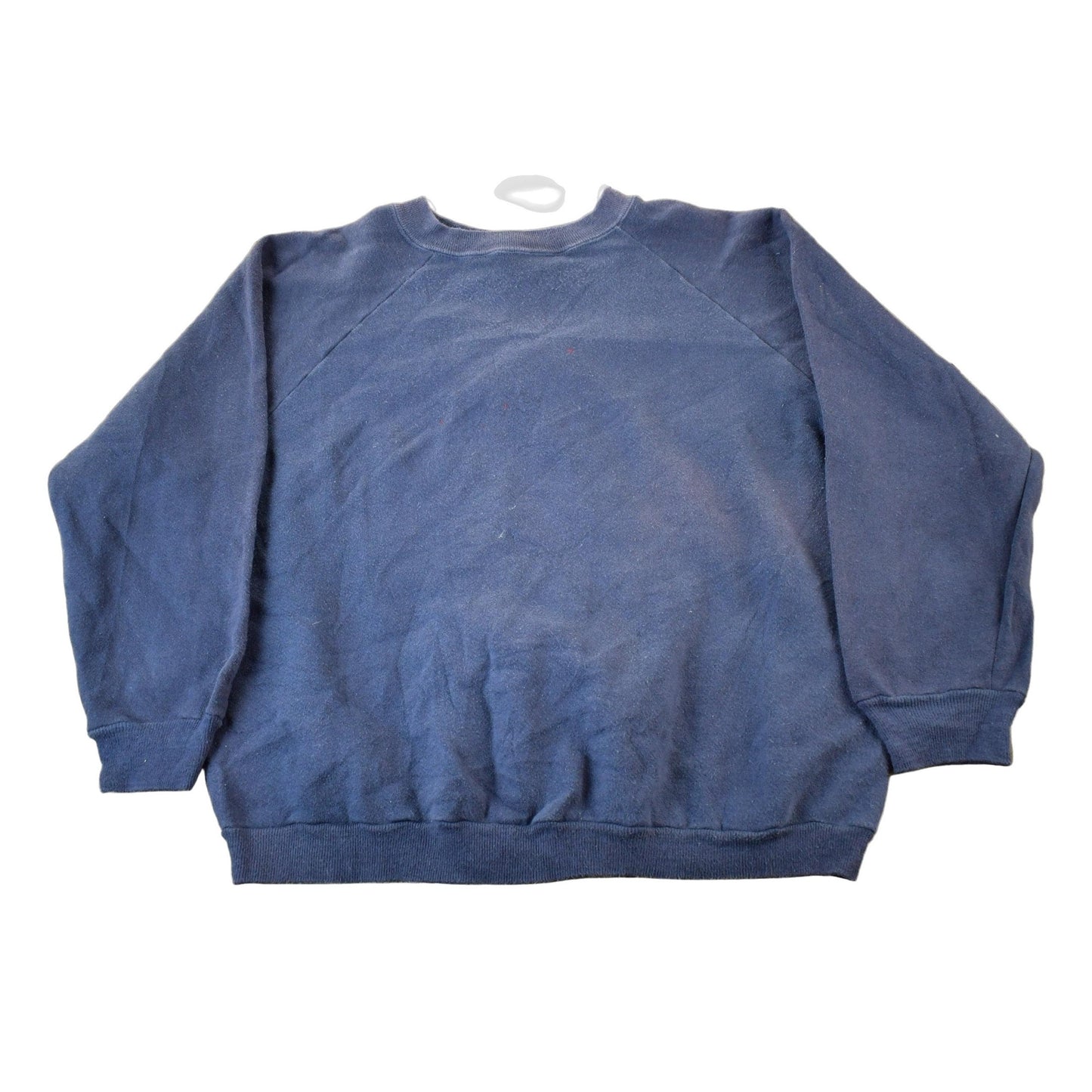 Vintage 1990s Blank Blue Crewneck Sweatshirt Men's Medium from propervintagecanada
