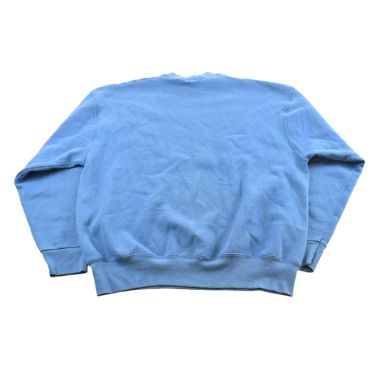 Vintage 1990s Blank Blue Crewneck Sweatshirt Men's XL from propervintagecanada