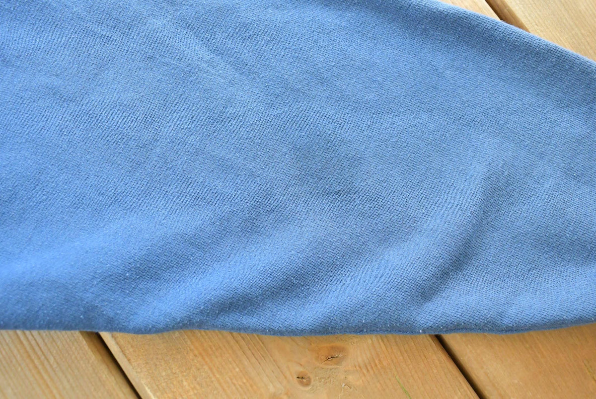 Vintage 1990s Blank Blue Crewneck Sweatshirt Men's XL from propervintagecanada