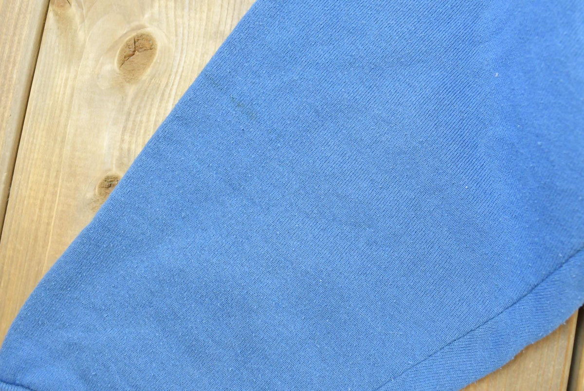 Vintage 1990s Blank Blue Crewneck Sweatshirt Men's XL from propervintagecanada