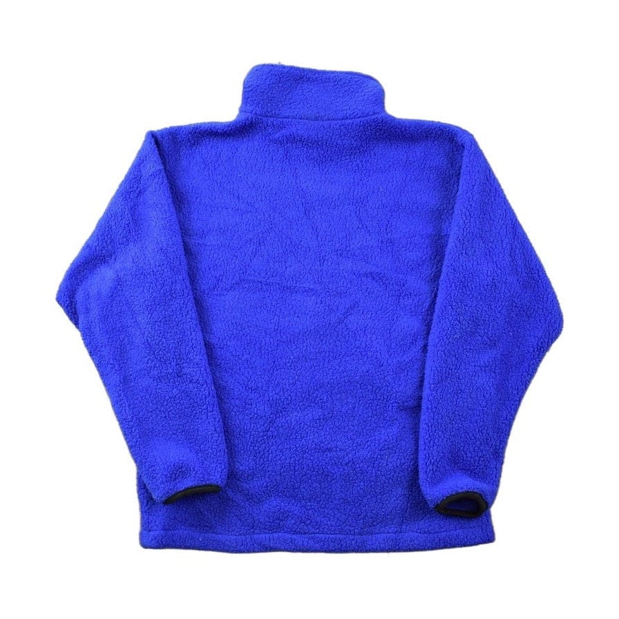 Vintage 1990s Blank Blue REI Fleece Sweater Men's Large from propervintagecanada