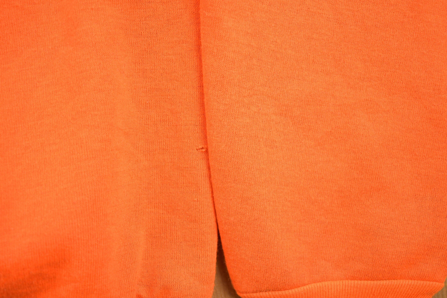 Vintage 1990s Blank Bright Orange Hoodie Men's Medium from propervintagecanada