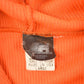 Vintage 1990s Blank Bright Orange Hoodie Men's Medium from propervintagecanada