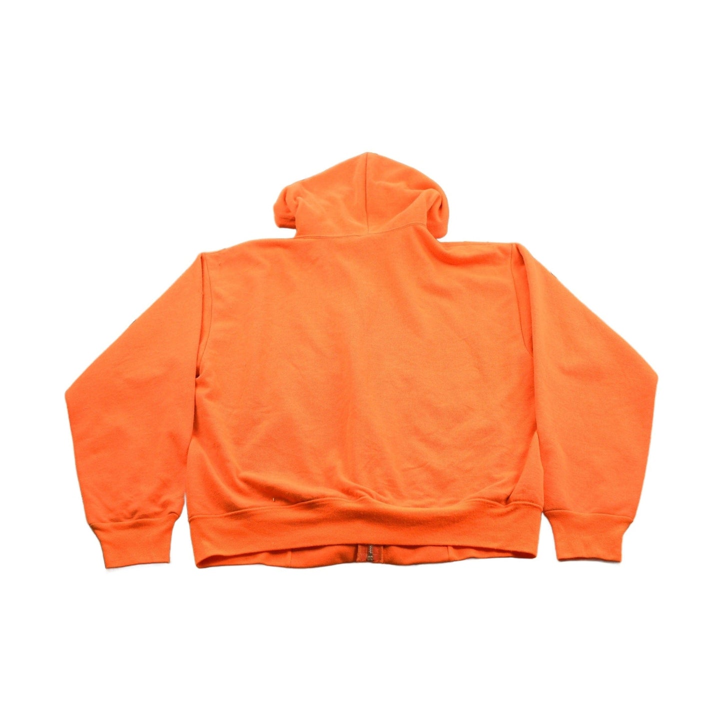 Vintage 1990s Blank Bright Orange Hoodie Men's Medium from propervintagecanada
