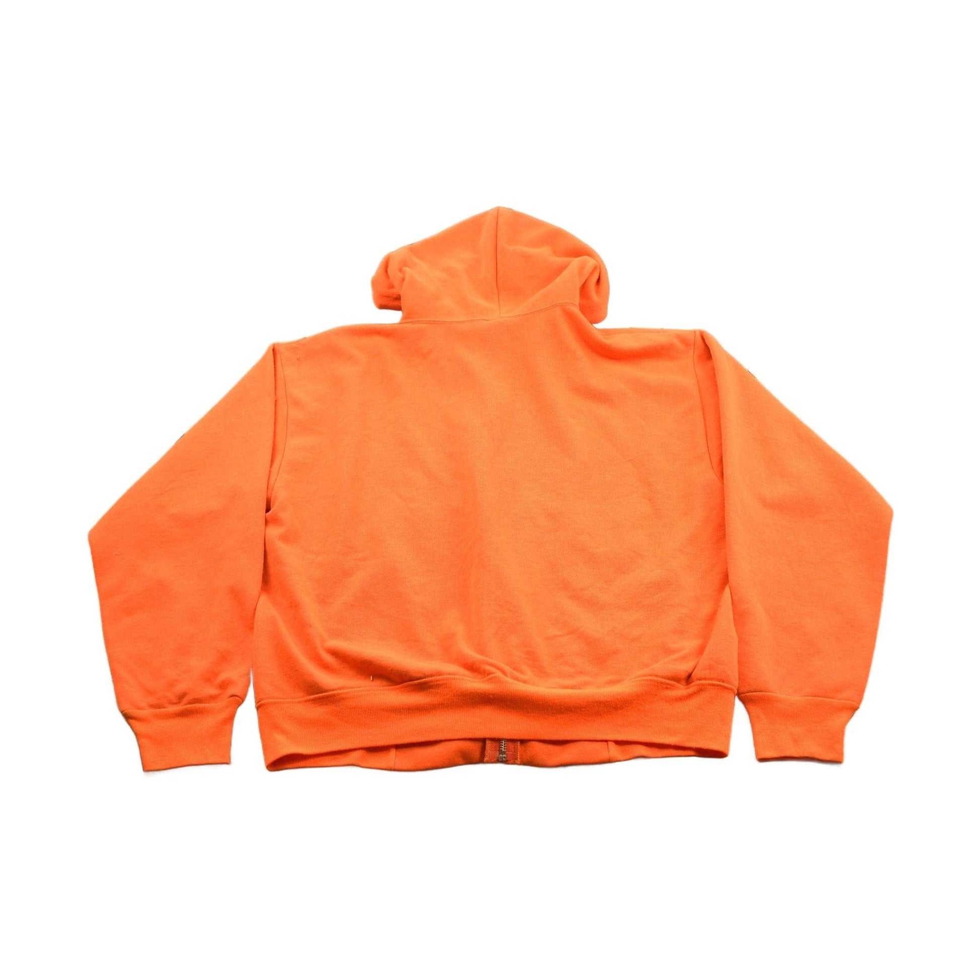 Vintage 1990s Blank Bright Orange Hoodie Men's Medium from propervintagecanada