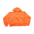 Vintage 1990s Blank Bright Orange Hoodie Men&