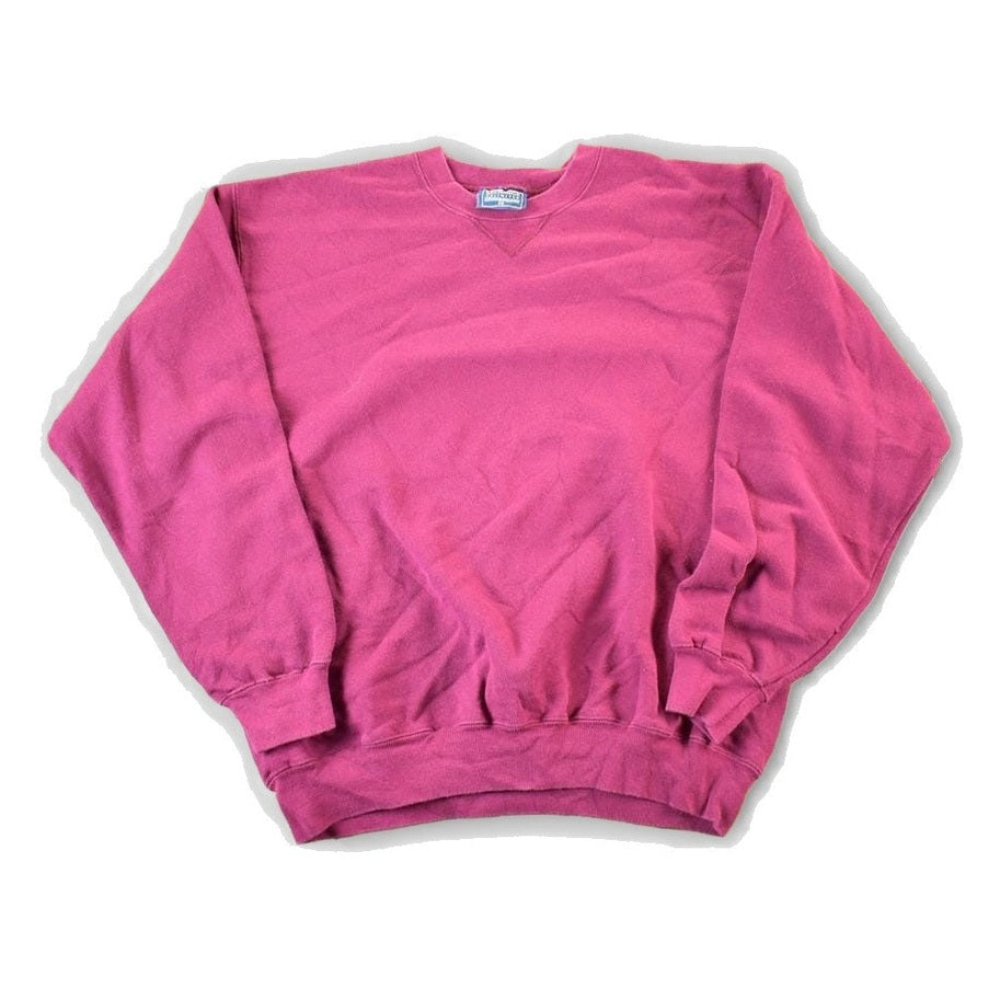 Vintage 1990s Blank Burgundy Exhange Unlimited Crewneck Sweatshirt Mens M from propervintagecanada