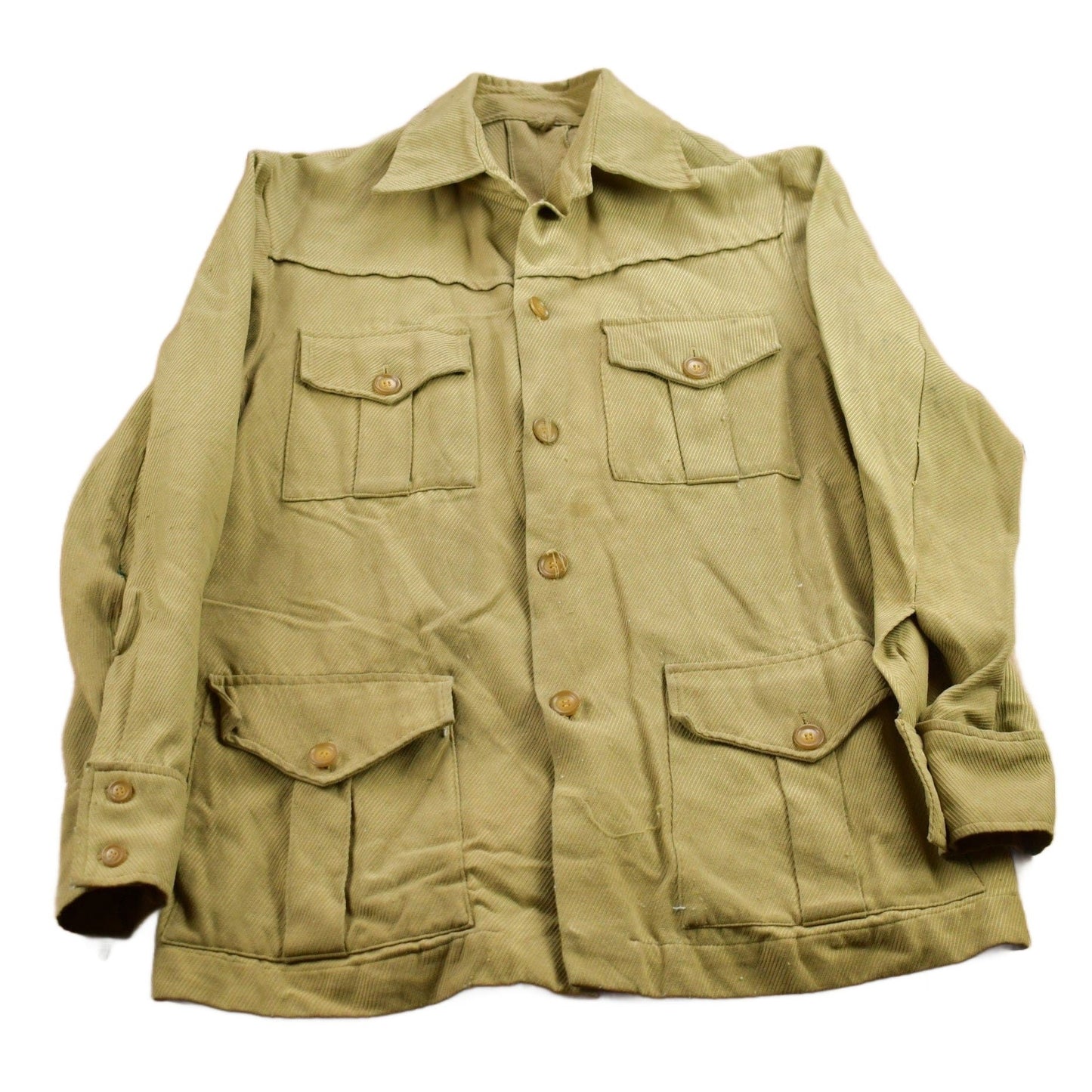 Vintage 1990s Blank Button Up Shirt from propervintagecanada