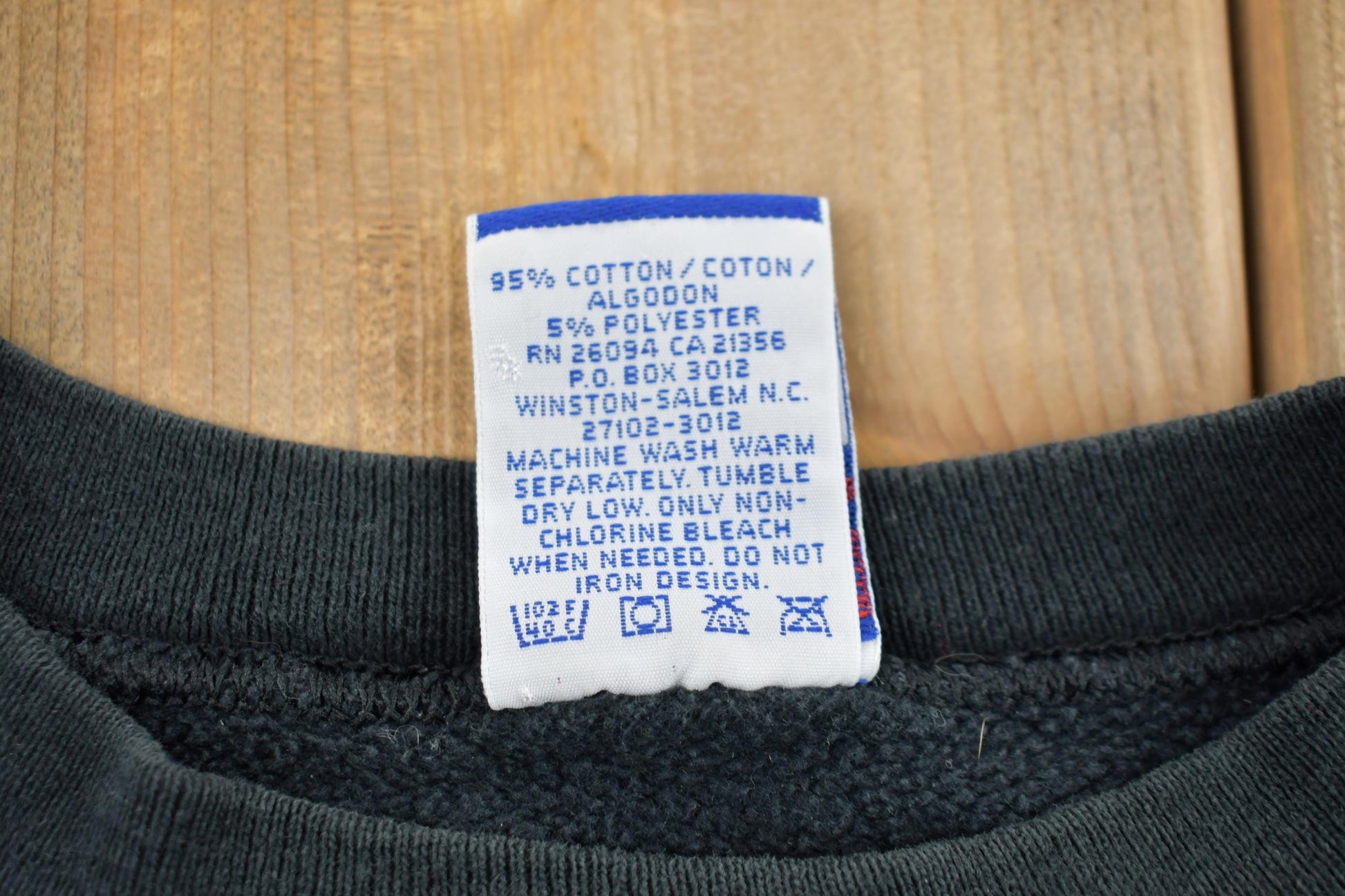 Vintage 1990s Blank Champion Crewneck Sweatshirt Men's XL from propervintagecanada