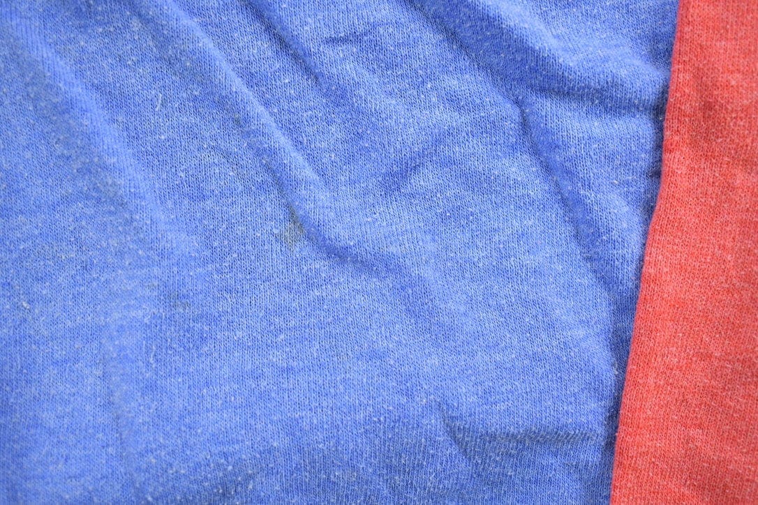 Vintage 1990s Blank Colour Block Crewneck Sweatshirt Men's MMen's Medium from propervintagecanada