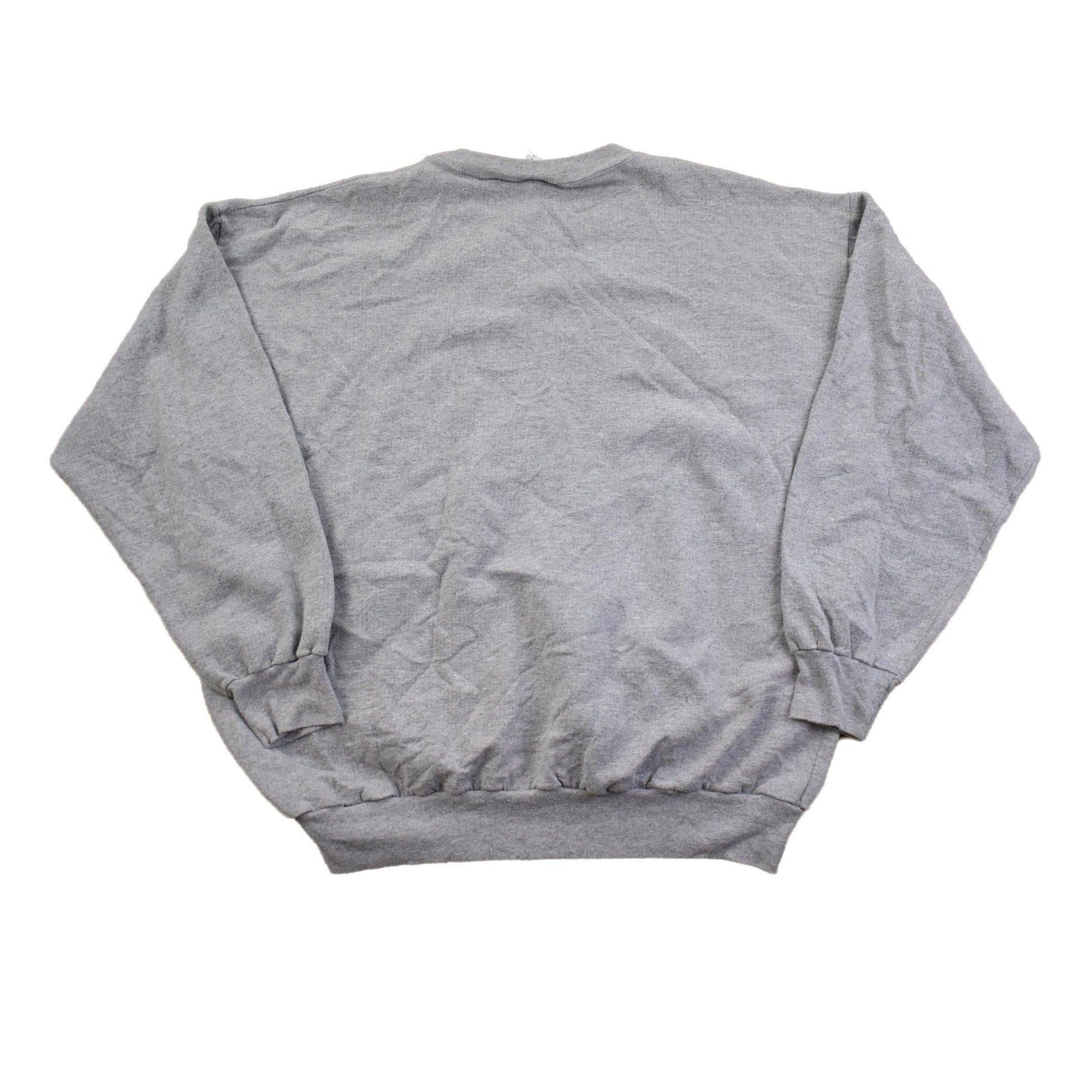 Vintage 1990s Blank Crewneck Sweatshirt Made In USA Men's Large from propervintagecanada