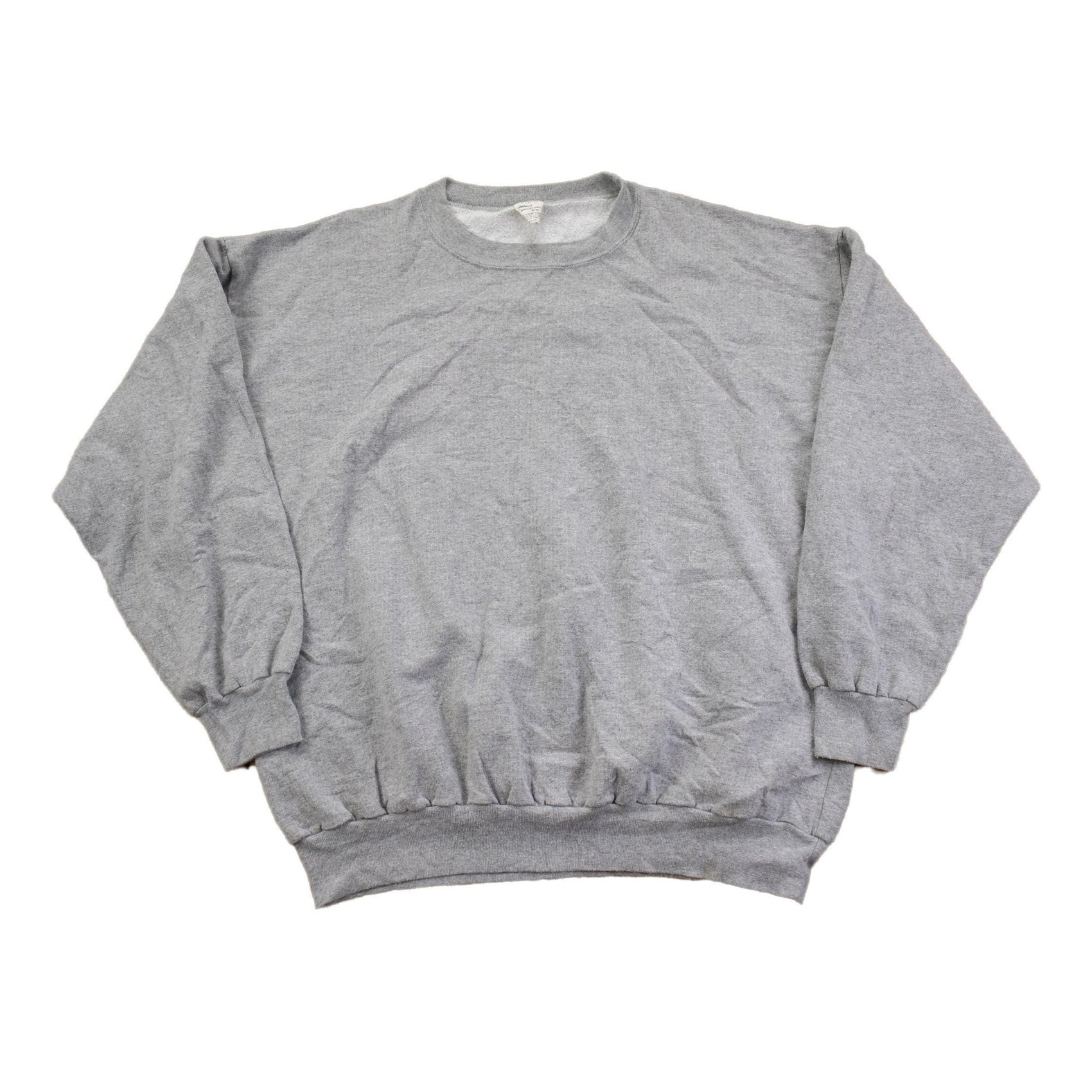 Vintage 1990s Blank Crewneck Sweatshirt Made In USA Men's Large from propervintagecanada