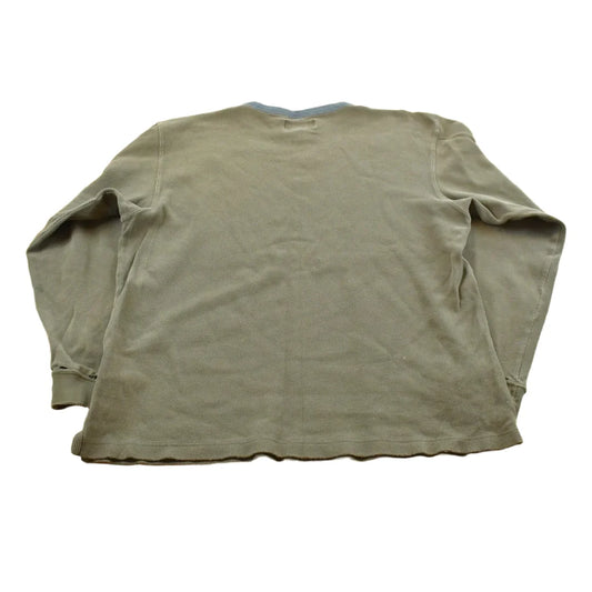 Vintage 1990s Blank Eddie Bauer Thermal Long Sleeve T-Shirt Men's M from propervintagecanada