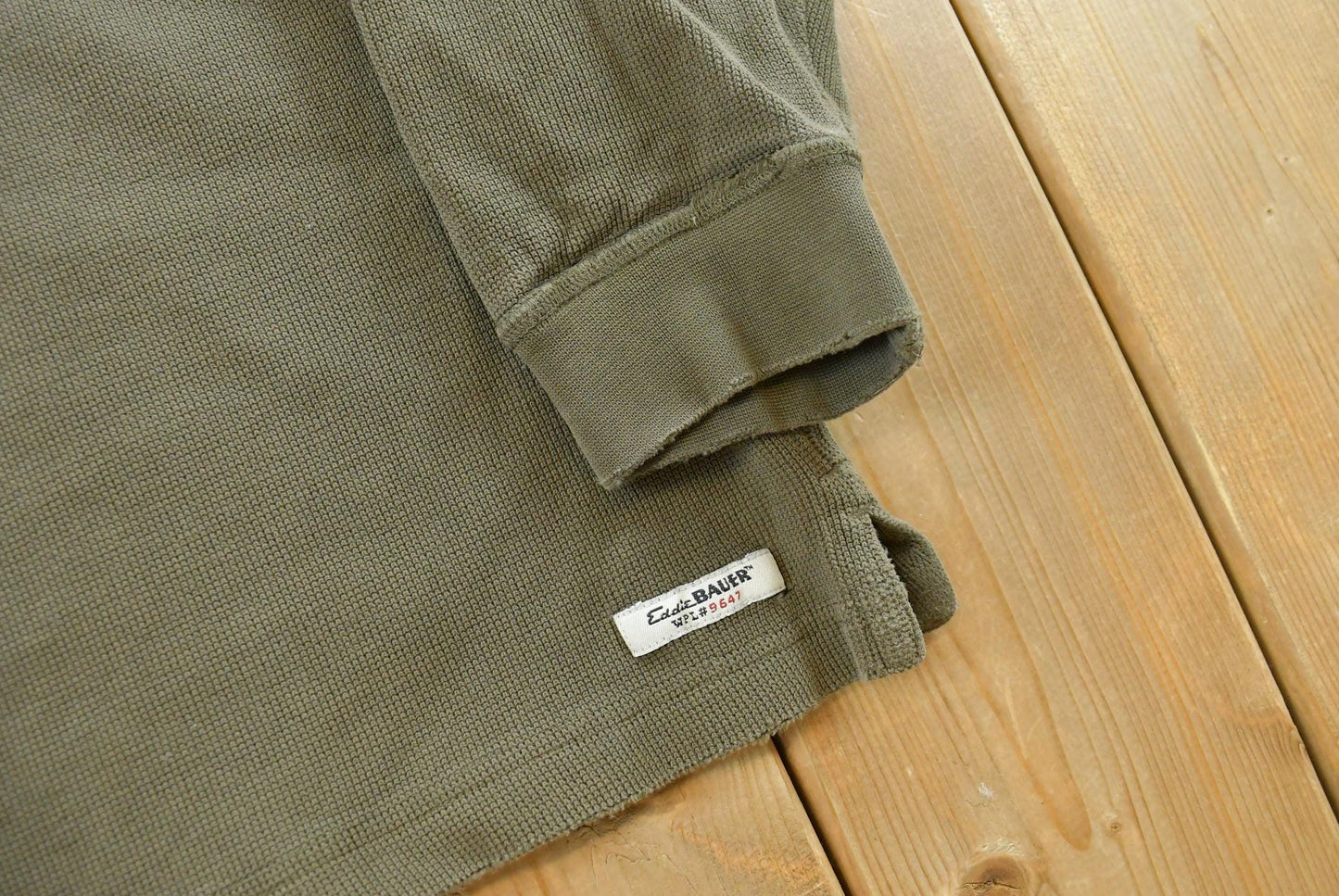Vintage 1990s Blank Eddie Bauer Thermal Long Sleeve T-Shirt Men's M from propervintagecanada