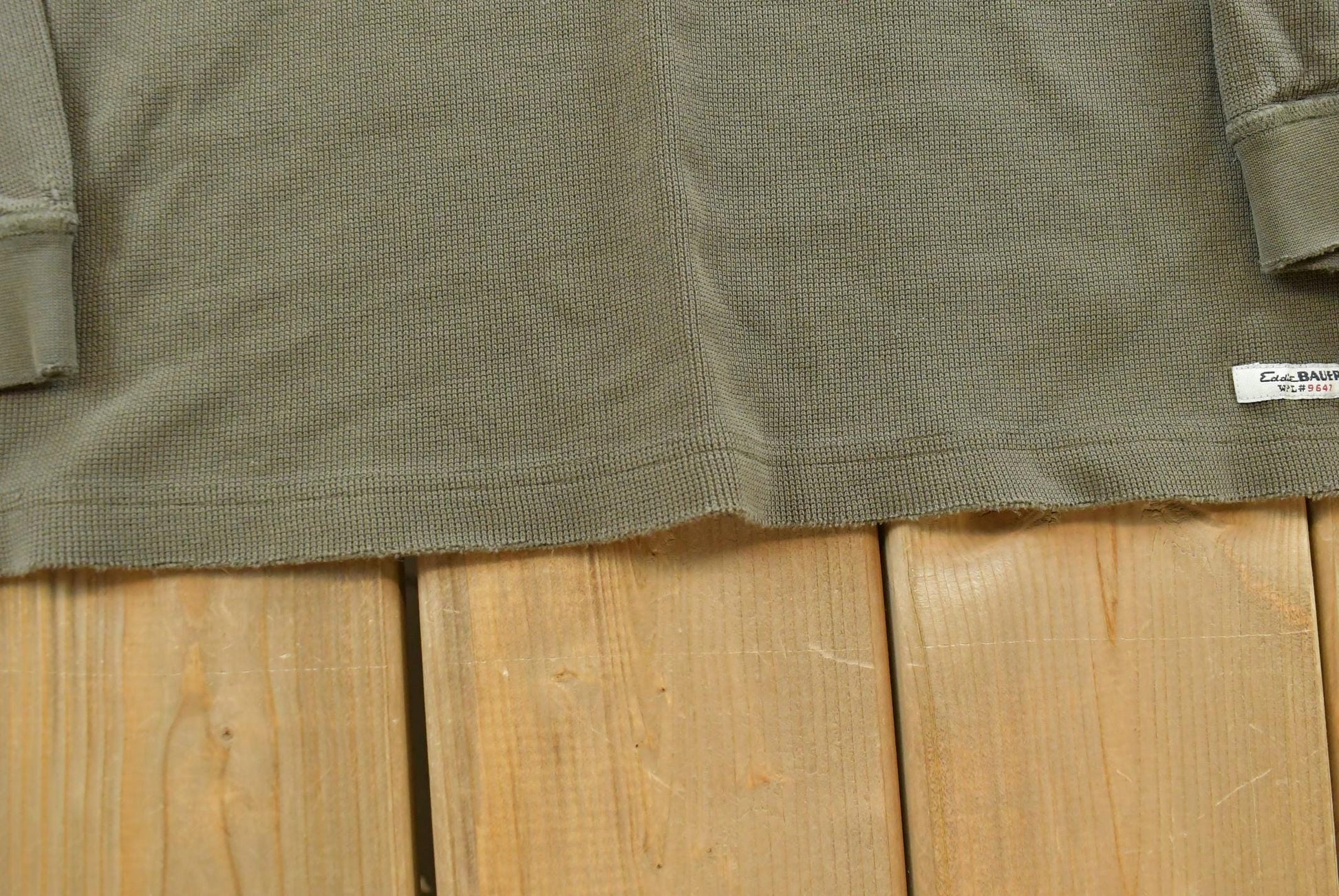 Vintage 1990s Blank Eddie Bauer Thermal Long Sleeve T-Shirt Men's M from propervintagecanada
