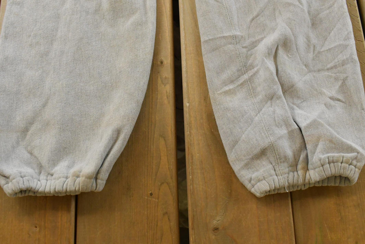 Vintage 1990s Blank Gray Champion Reverse Weave Sweatpants Men's Large from propervintagecanada