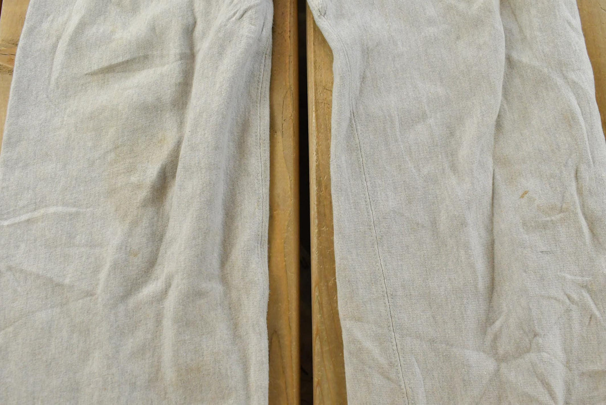 Vintage 1990s Blank Gray Champion Reverse Weave Sweatpants Men's Large from propervintagecanada