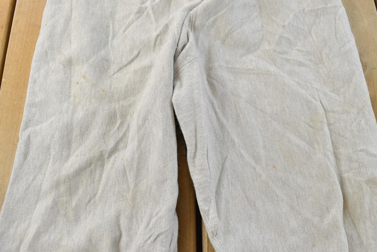 Vintage 1990s Blank Gray Champion Reverse Weave Sweatpants Men's Large from propervintagecanada