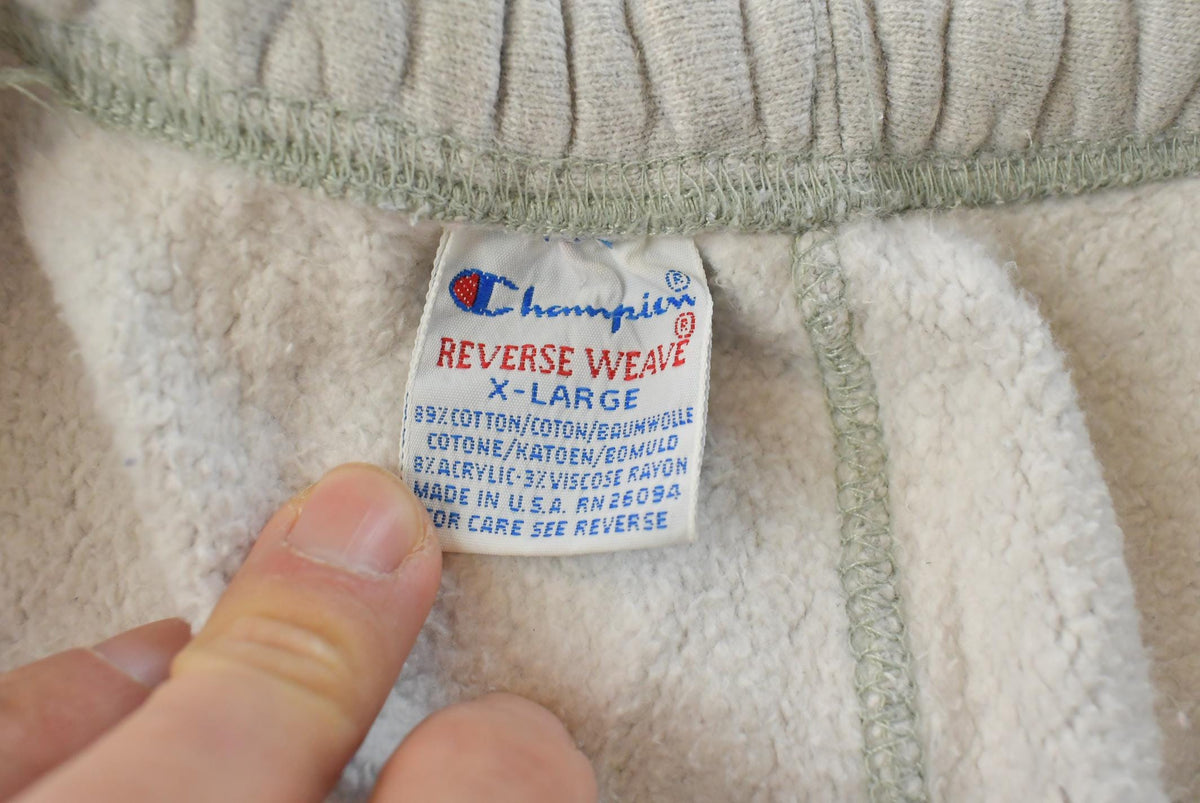 Vintage 1990s Blank Gray Champion Reverse Weave Sweatpants Men's Large from propervintagecanada