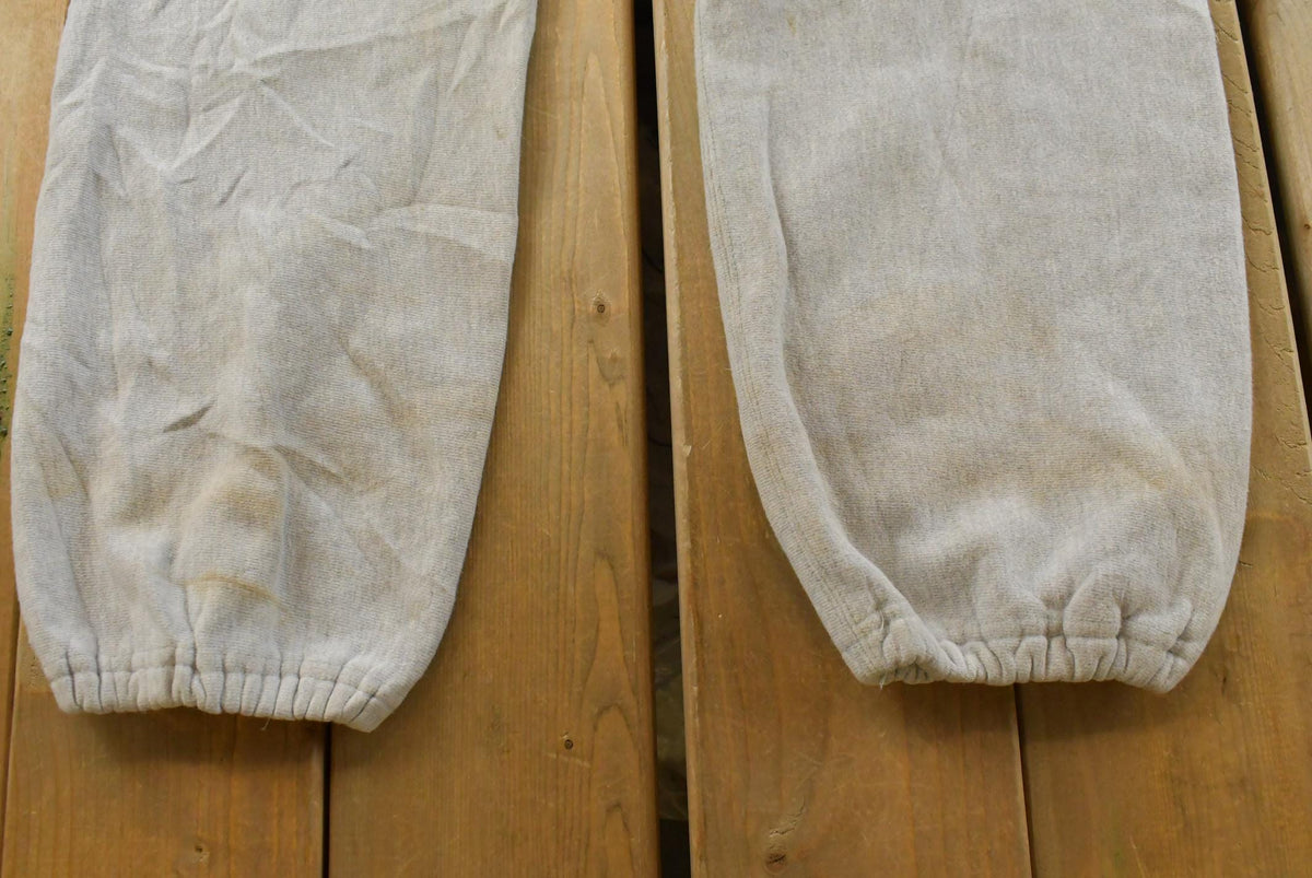 Vintage 1990s Blank Gray Champion Reverse Weave Sweatpants Men's Large from propervintagecanada