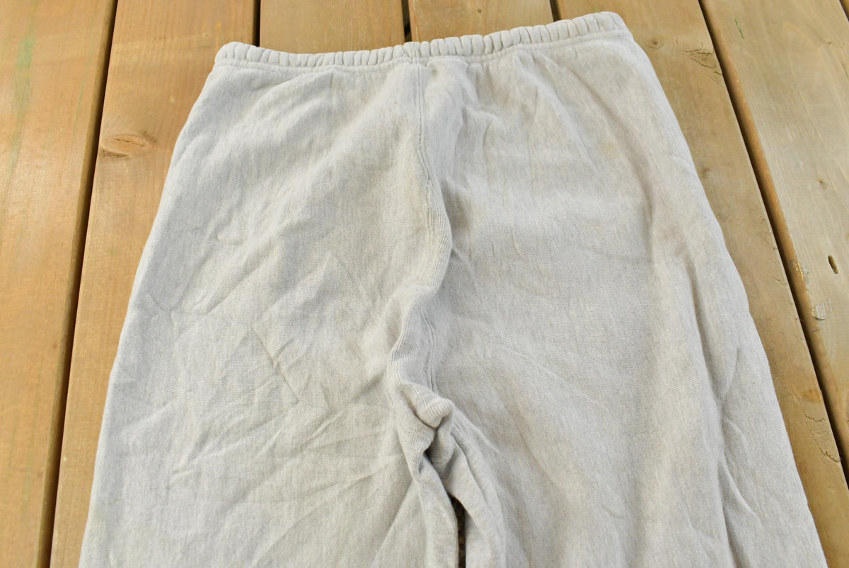 Vintage 1990s Blank Gray Champion Reverse Weave Sweatpants Men's Large from propervintagecanada