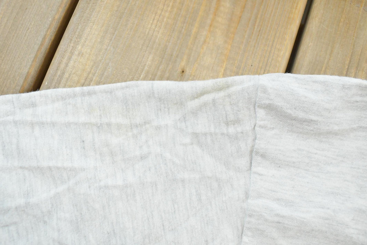 Vintage 1990s Blank Gray Pocket T-Shirt Men's M from propervintagecanada