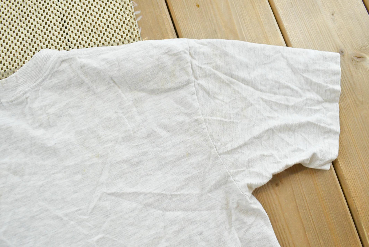 Vintage 1990s Blank Gray Pocket T-Shirt Men's M from propervintagecanada