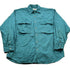 Vintage 1990s Blank Green Button Up Shirt Men&