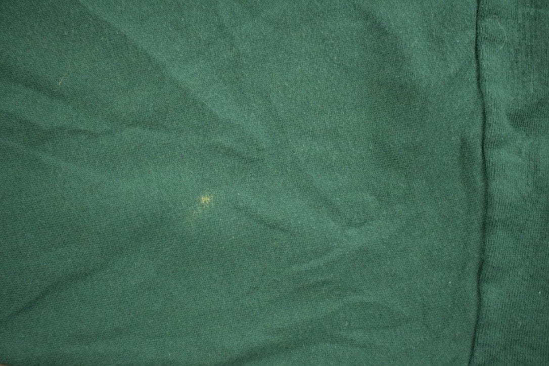 Vintage 1990s Blank Green Crewneck Sweatshirt Men's 2XL from propervintagecanada
