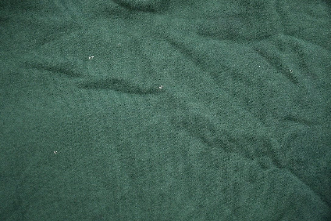 Vintage 1990s Blank Green Crewneck Sweatshirt Men's XL from propervintagecanada