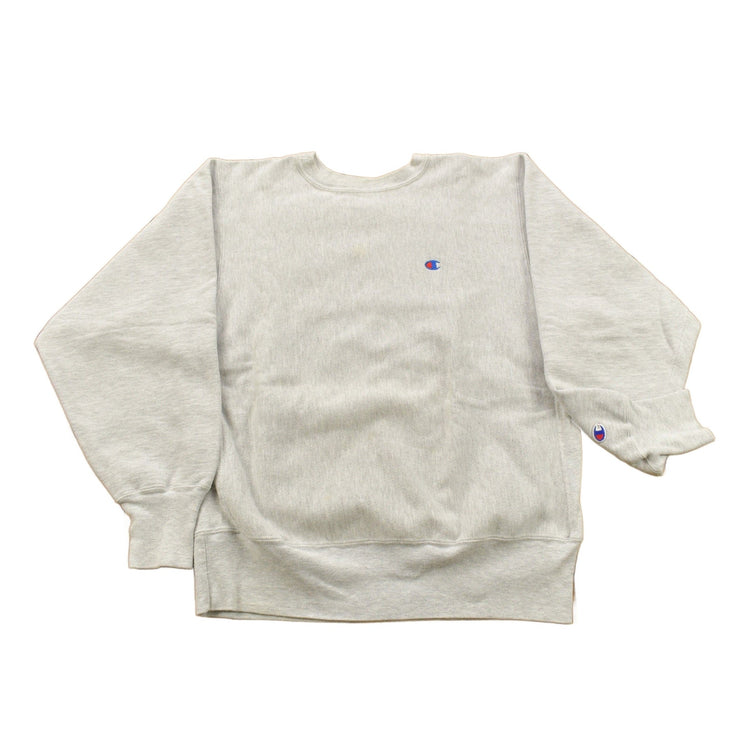 Vintage 1990s Blank Grey Champion Reverse Weave Crewneck from propervintagecanada