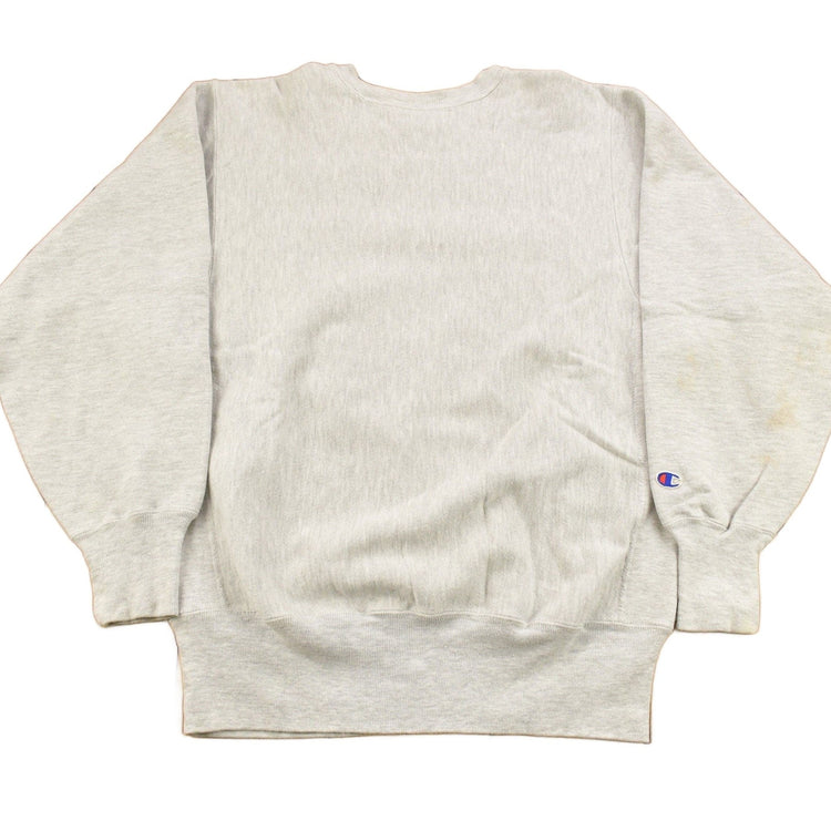 Vintage 1990s Blank Grey Champion Reverse Weave Crewneck Men's Large from propervintagecanada