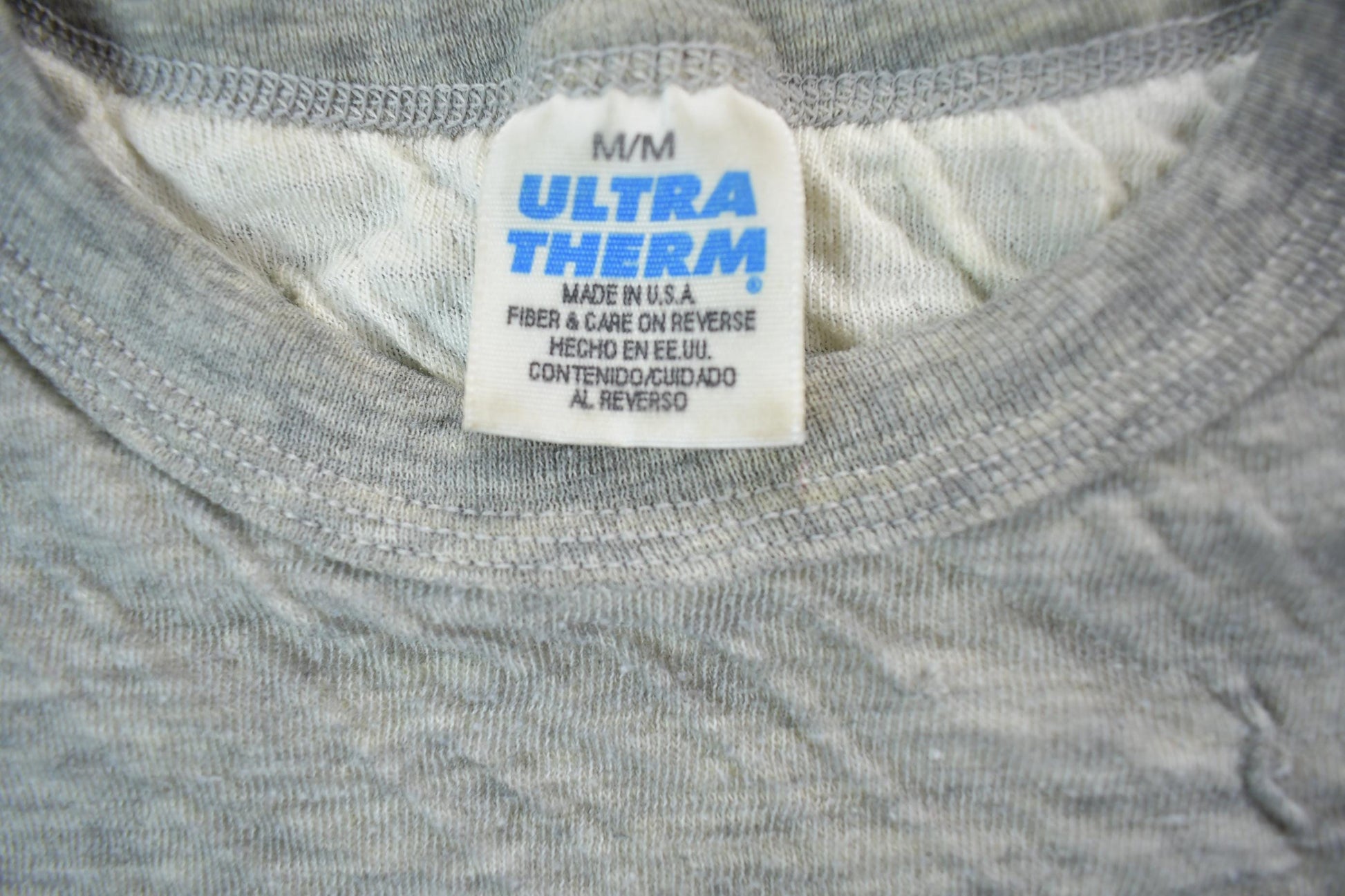 Vintage 1990s Blank Grey Crewneck Sweatshirt Men's M from propervintagecanada