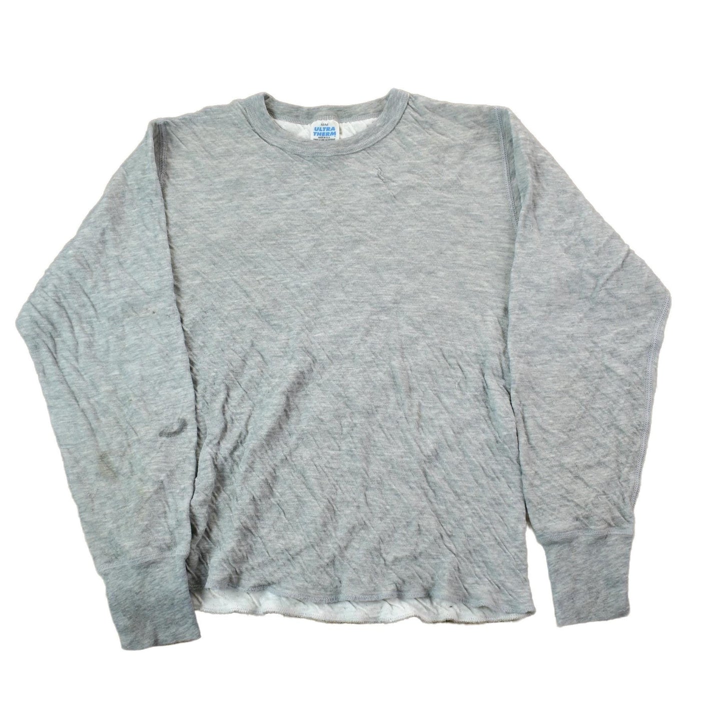 Vintage 1990s Blank Grey Crewneck Sweatshirt Men's M from propervintagecanada