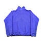 Vintage 1990s Blank Half-Zip Fleece Sweater Men's Medium from propervintagecanada
