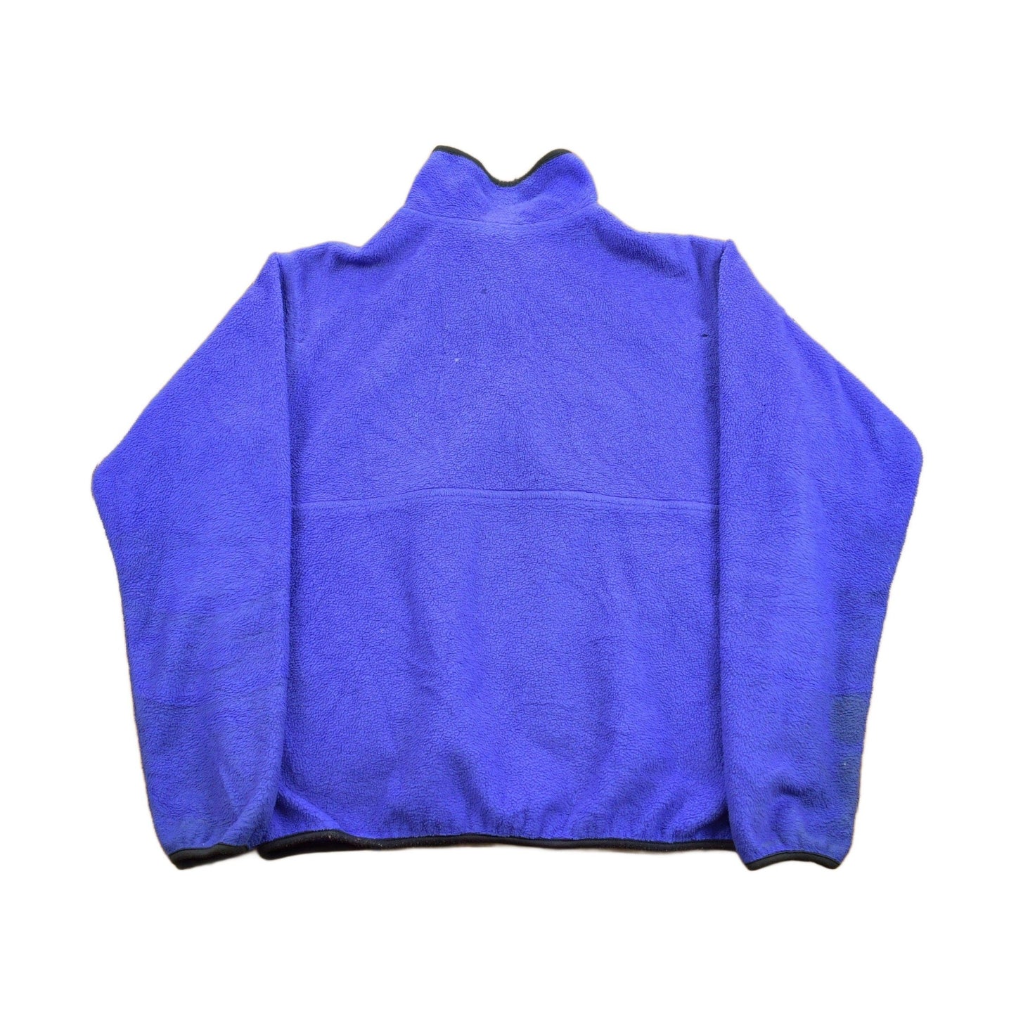 Vintage 1990s Blank Half-Zip Fleece Sweater Men's Medium from propervintagecanada