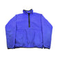 Vintage 1990s Blank Half-Zip Fleece Sweater Men's Medium from propervintagecanada