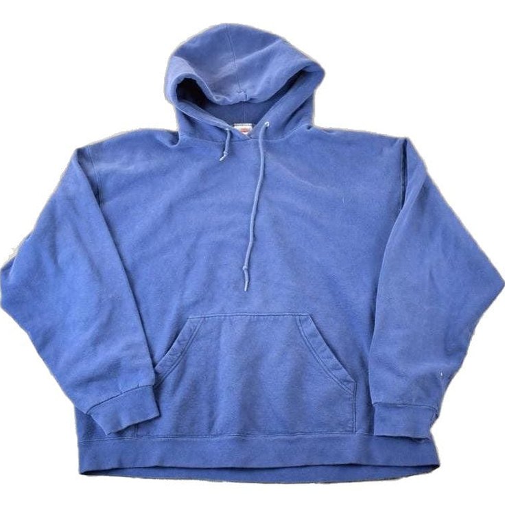 Vintage 1990s Blank Hoodie Made In USA Men's Large from propervintagecanada