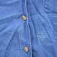 Vintage 1990s Blank Jean Short Sleeve Button Up Shirt Men's Large from propervintagecanada