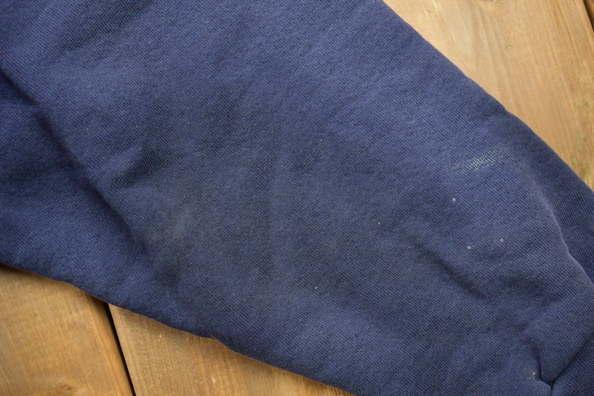 Vintage 1990s Blank Navy Blue Pluma Crewneck Sweatshirt Men's XL from propervintagecanada