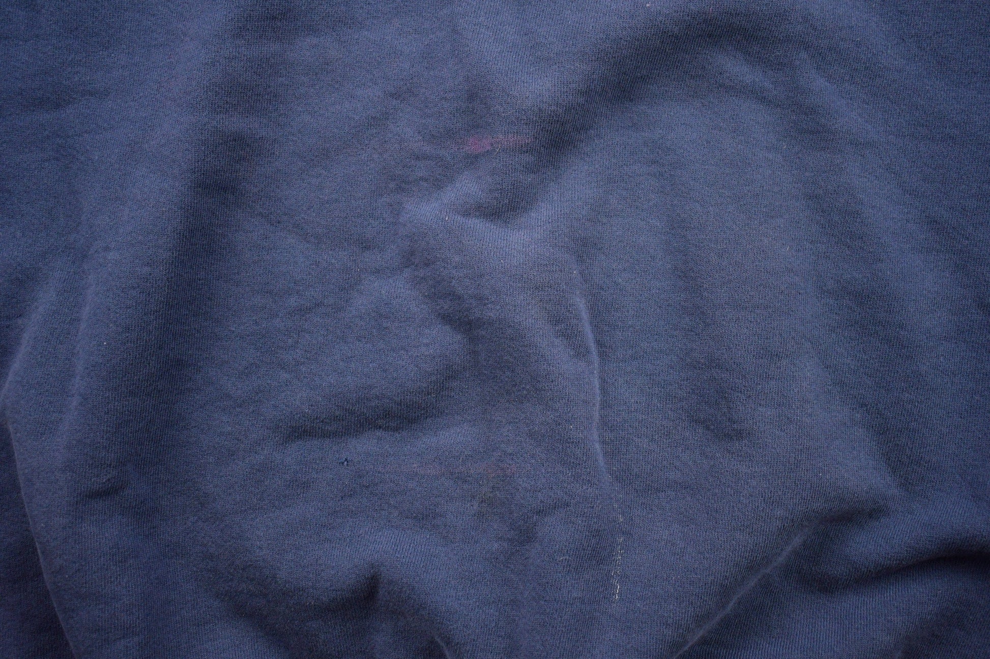 Vintage 1990s Blank Navy Blue Pluma Crewneck Sweatshirt Men's XL from propervintagecanada