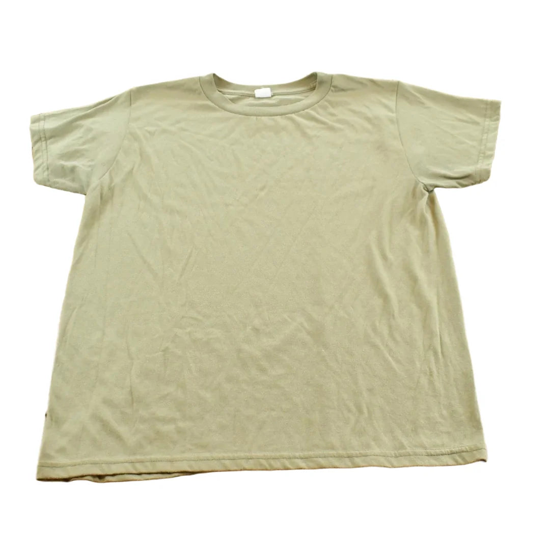 Vintage 1990s Blank Olive Green T-Shirt Men's L from propervintagecanada