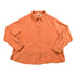 Vintage 1990s Blank Orange Button Up Shirt Men&