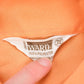 Vintage 1990s Blank Orange Button Up Shirt Men's Small from propervintagecanada
