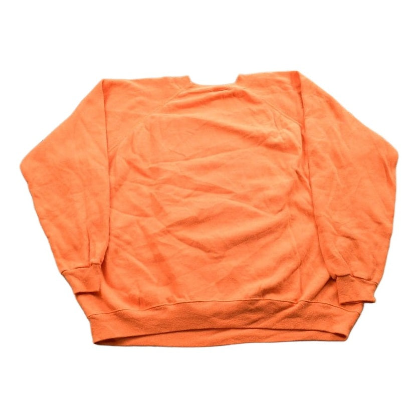 Vintage 1990s Blank Orange Crewneck Sweatshirt from propervintagecanada
