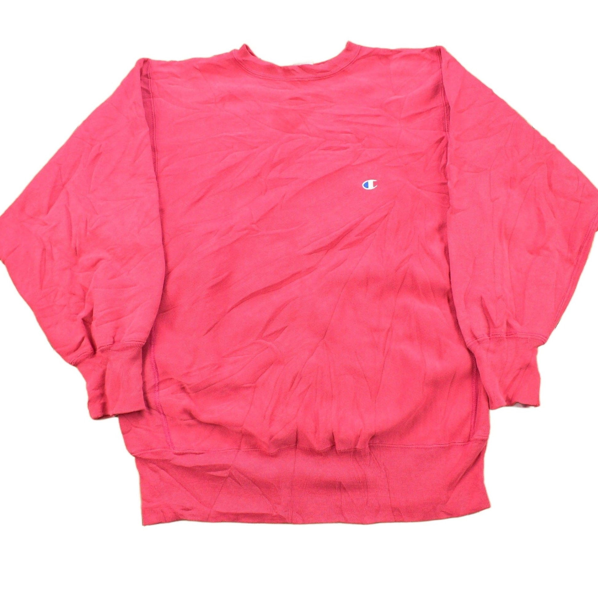 Vintage 1990s Blank Pink Champion Reverse Weave Crewneck Men's Large from propervintagecanada